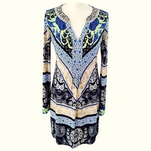 Hale Bob beaded neckline dress NWT size XS